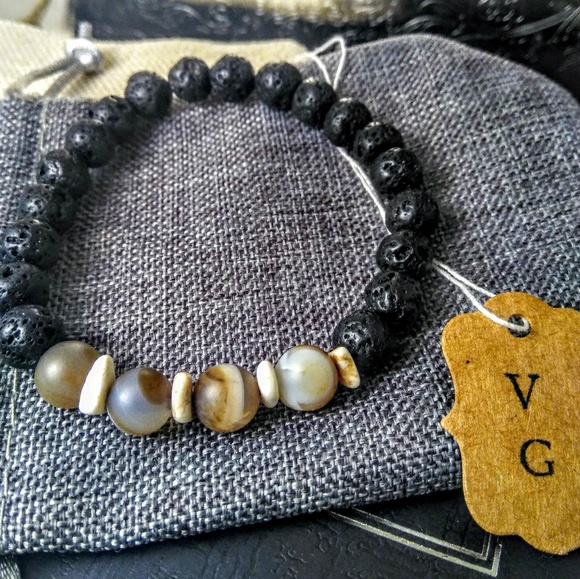 MENS BEADED BRACELETS - Picture 2 of 3